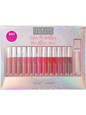 Holiday Lipstick Set - Color Me Healthy Liquid Lipsticks, Perfect Gift Kit